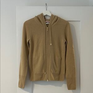 juicy couture tan hoodie 100% cashmere